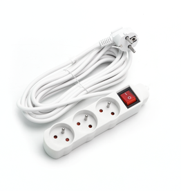 Aigostar Triple power strip White 5M