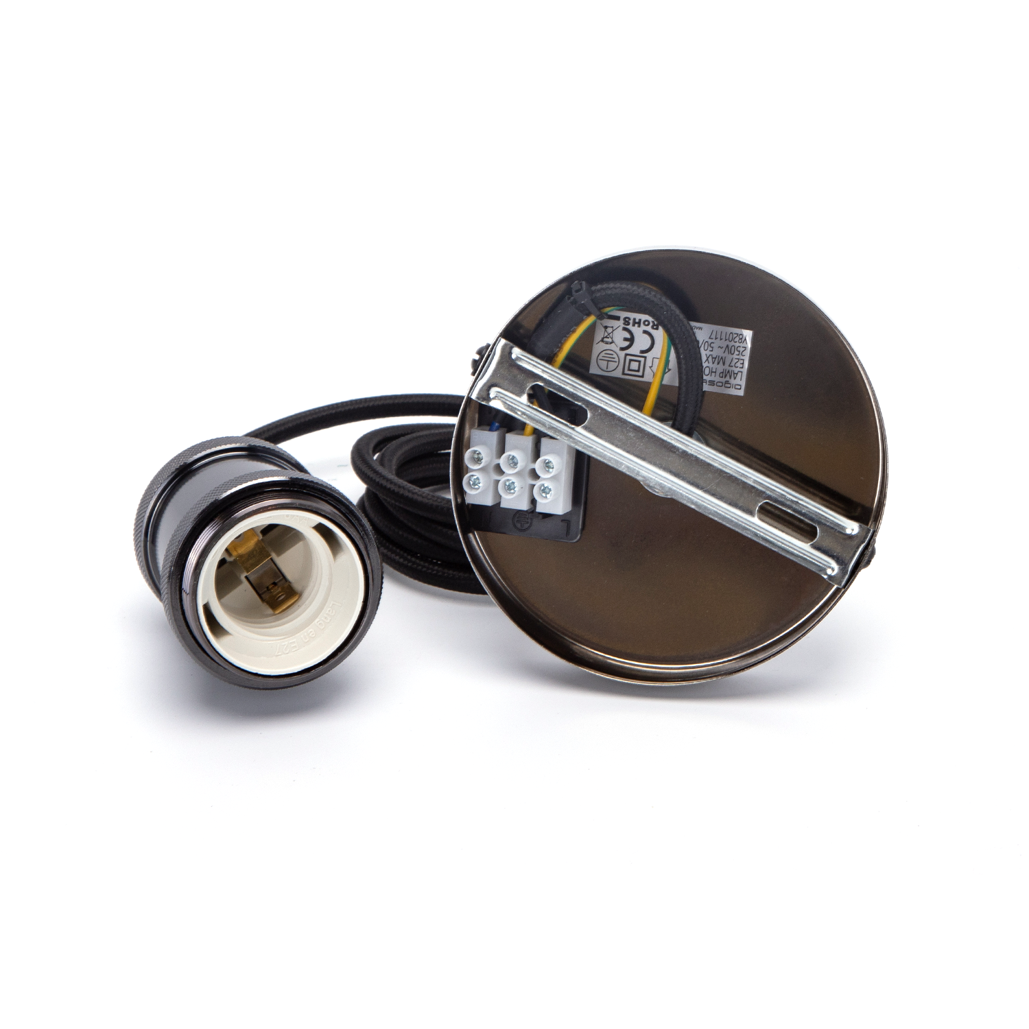 Aigostar E27 Metal hanging lamp holder