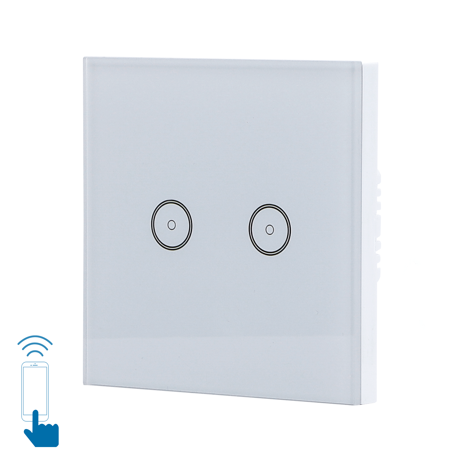 Aigostar Double WiFi switch with 1 light point