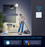 Aigostar Double WiFi switch with 1 light point