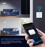 Aigostar Double interrupteur WiFi avec 1 point lumineux