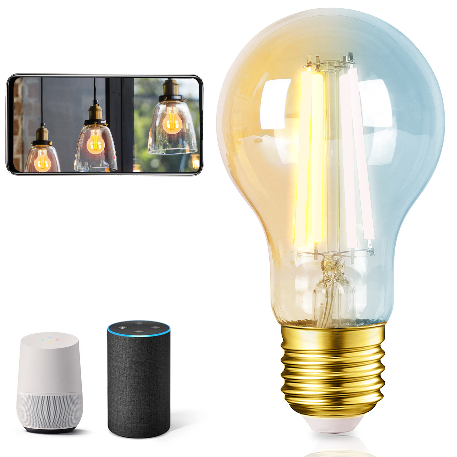 Aigostar Smart Led Bulb A60 Wifi Bluetooth