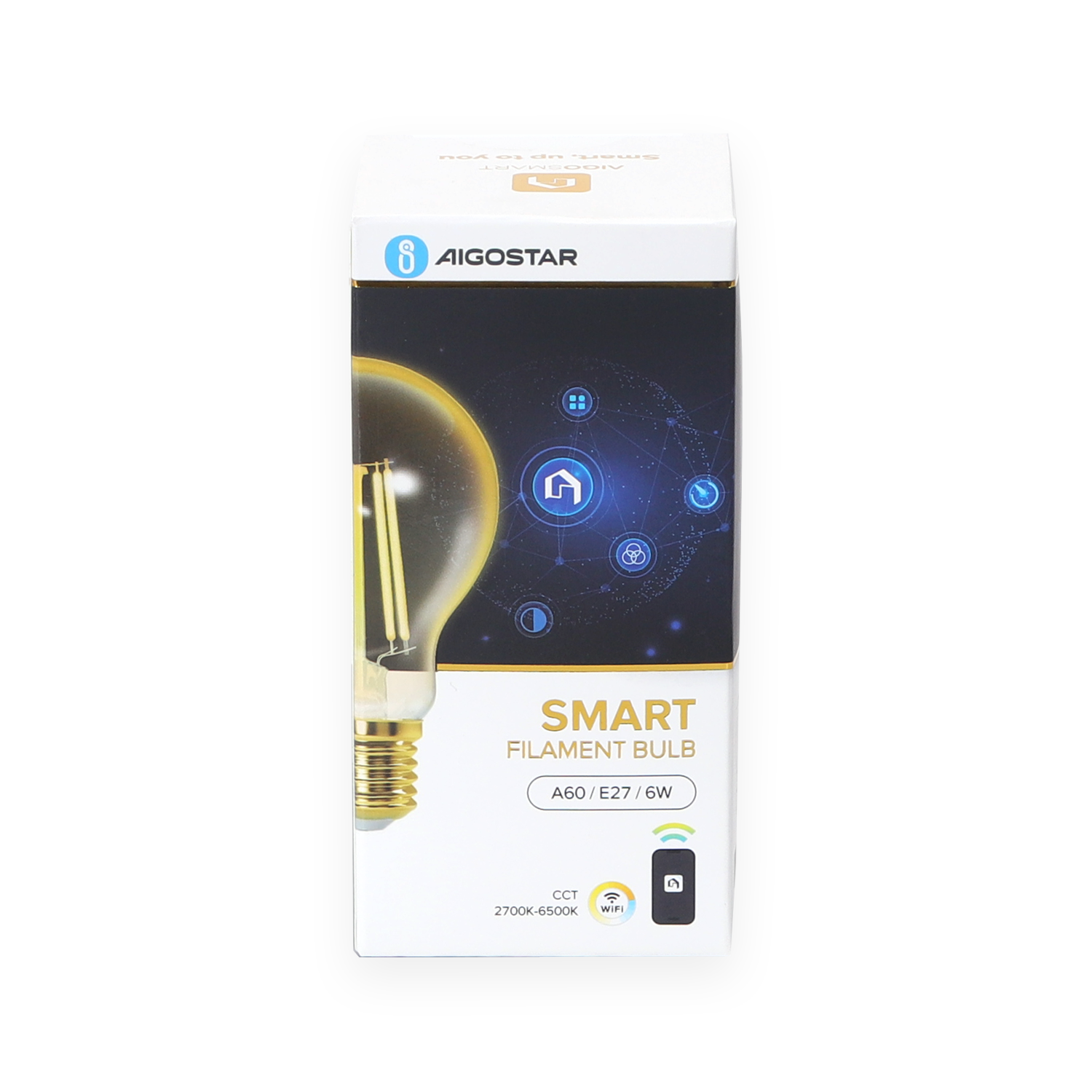 Aigostar Ampoule Led Intelligente A60 Wifi Bluetooth