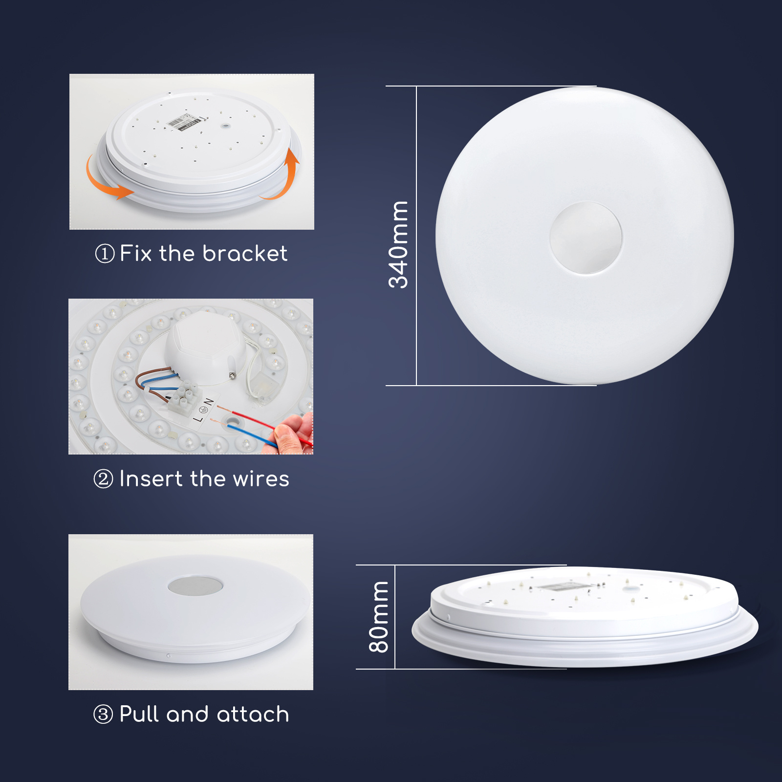 Aigostar Led Smart Ceiling Lamp