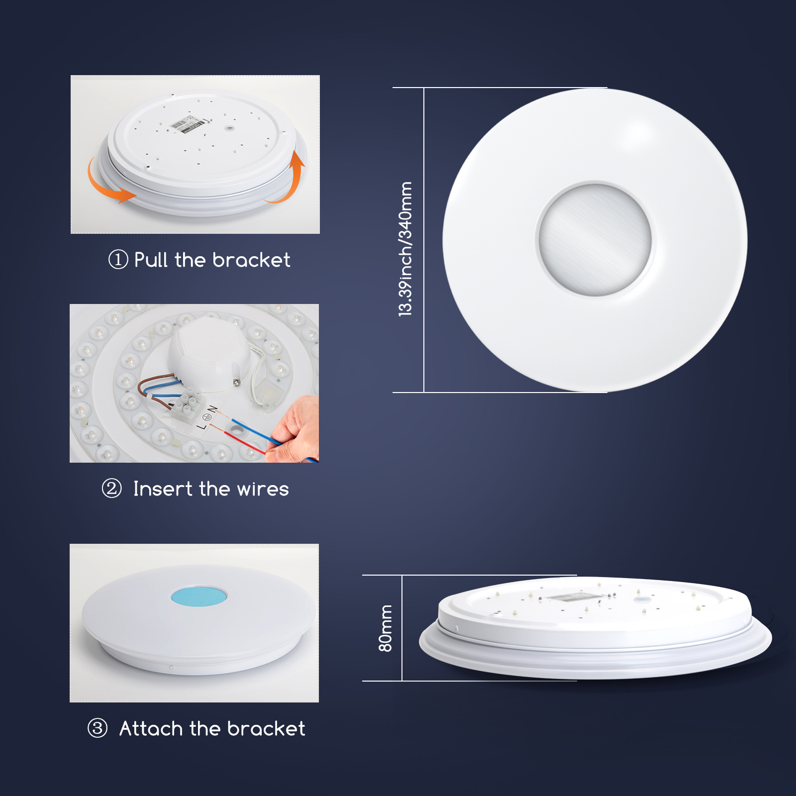 Aigostar Led Smart Plafondlamp RGB-CCT 3000-6500K