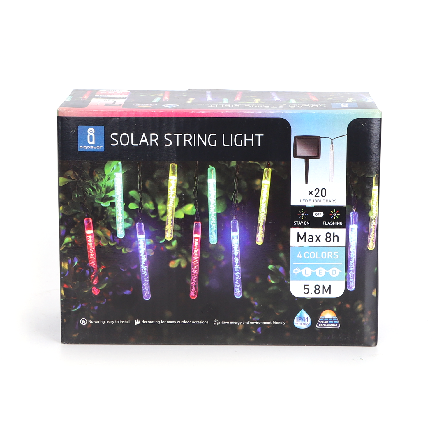 Aigostar Solar powered string lights