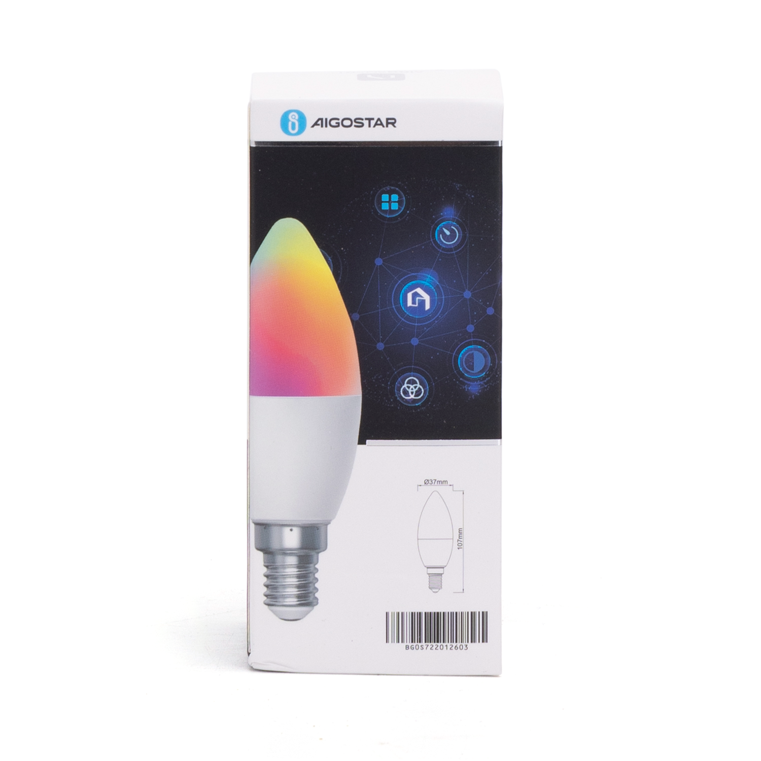 Aigostar Wifi  Smart  Led C37 E14-E27 6.5W