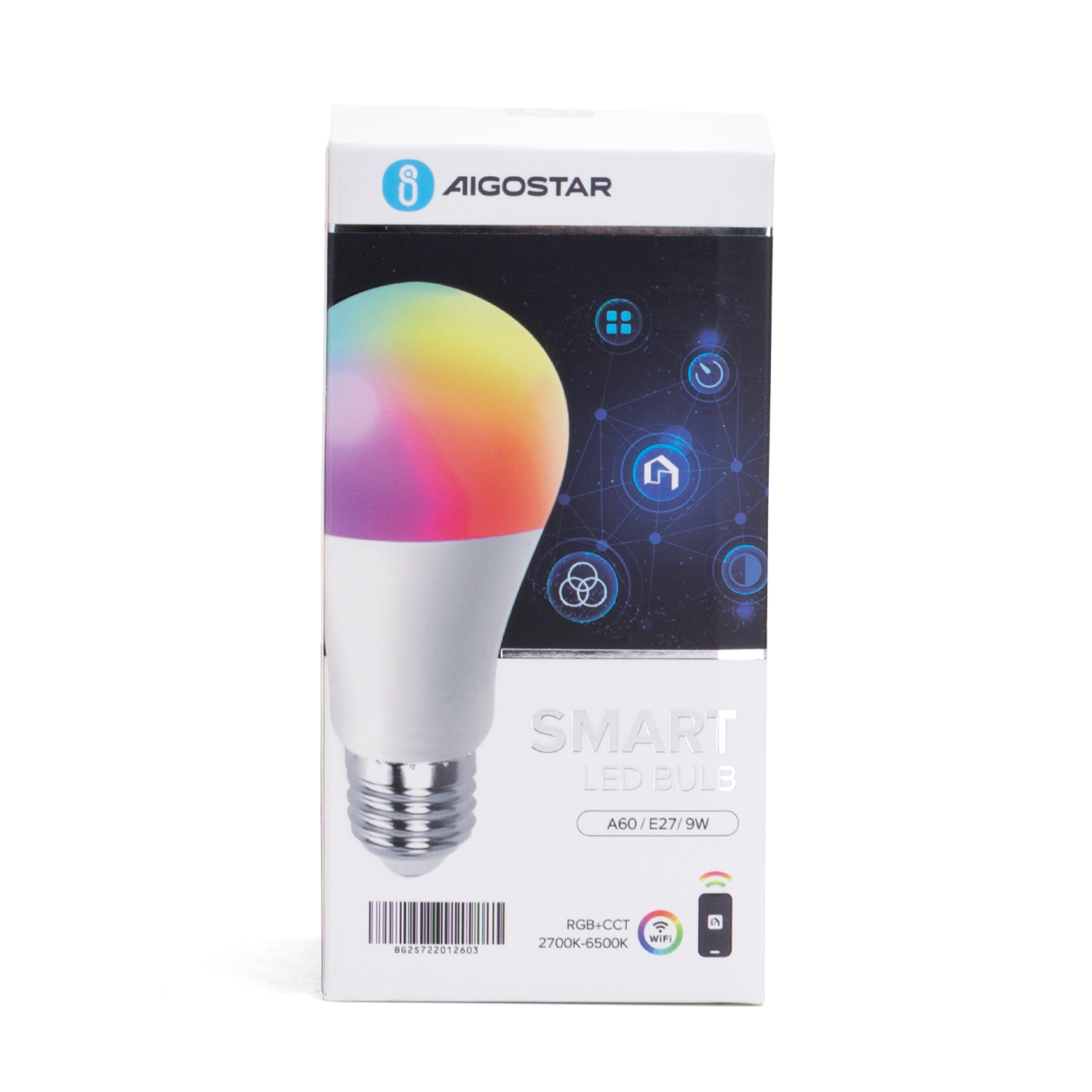 Aigostar Wifi WB Smart Led A60 E27 9W