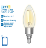 Aigostar Wifi WB Smart Light Bulb C35 E14-E27