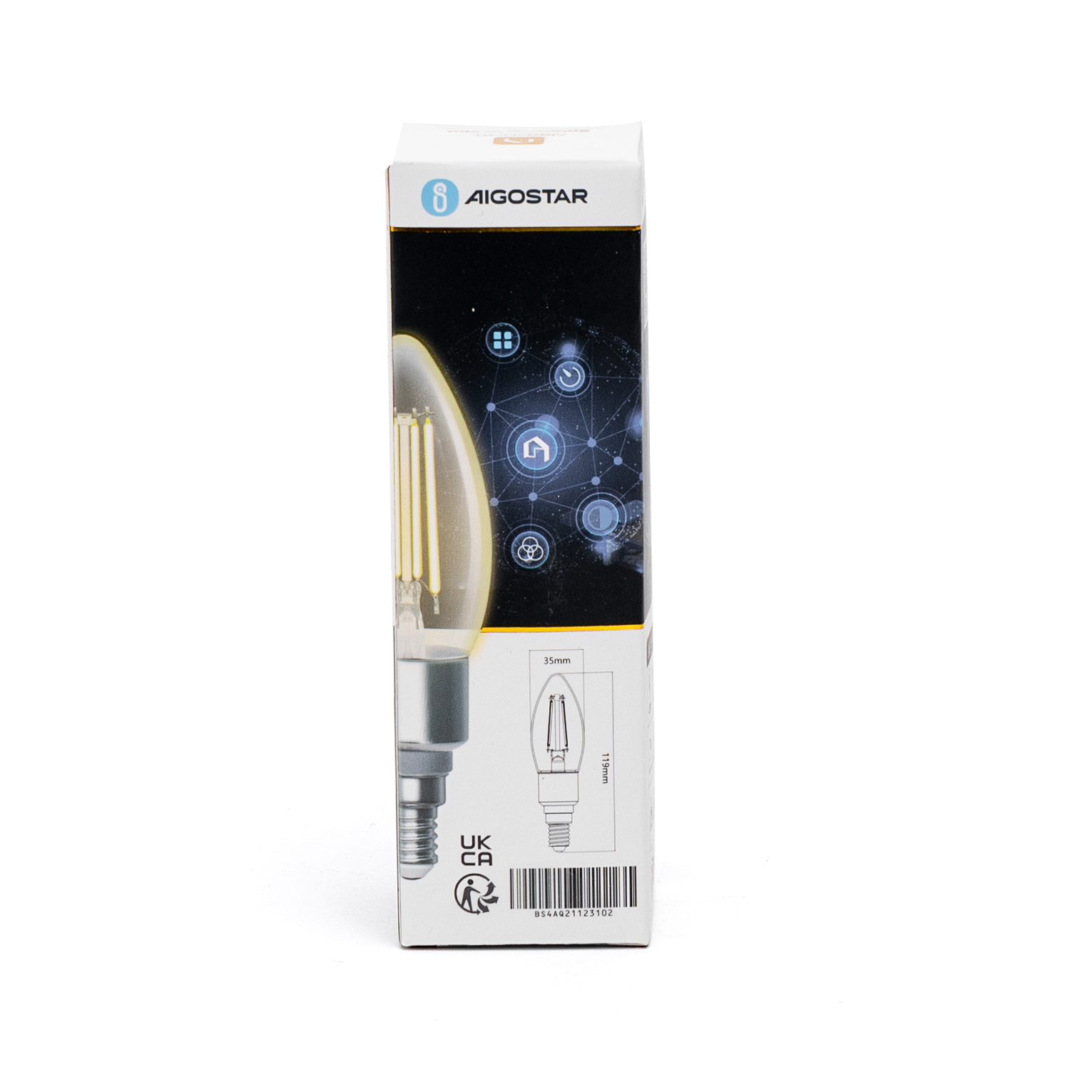 Aigostar Ampoule intelligente Wifi WB C35 E14-E27