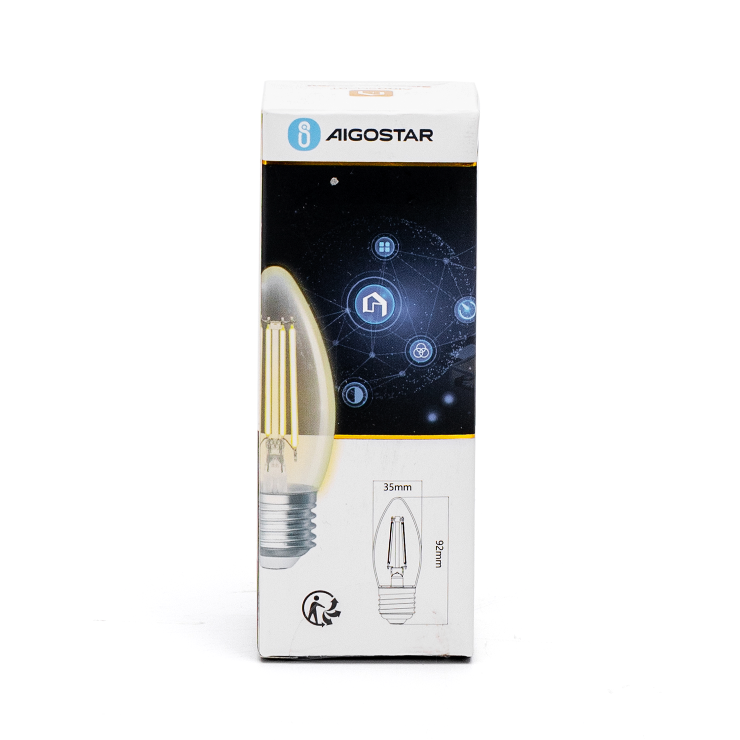 Aigostar Ampoule intelligente Wifi WB C35 E14-E27