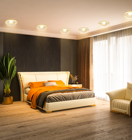 Aigostar LED Recessed Round Downlight with adjustable Angle 5W 3000-4000-6500K