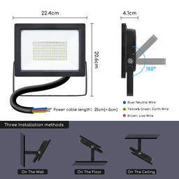 Aigostar LED Floodlight 30W 4100K When purchasing 2 pieces = € 26