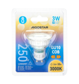 Aigostar Led GU10 COB 3W 250LM 3000K