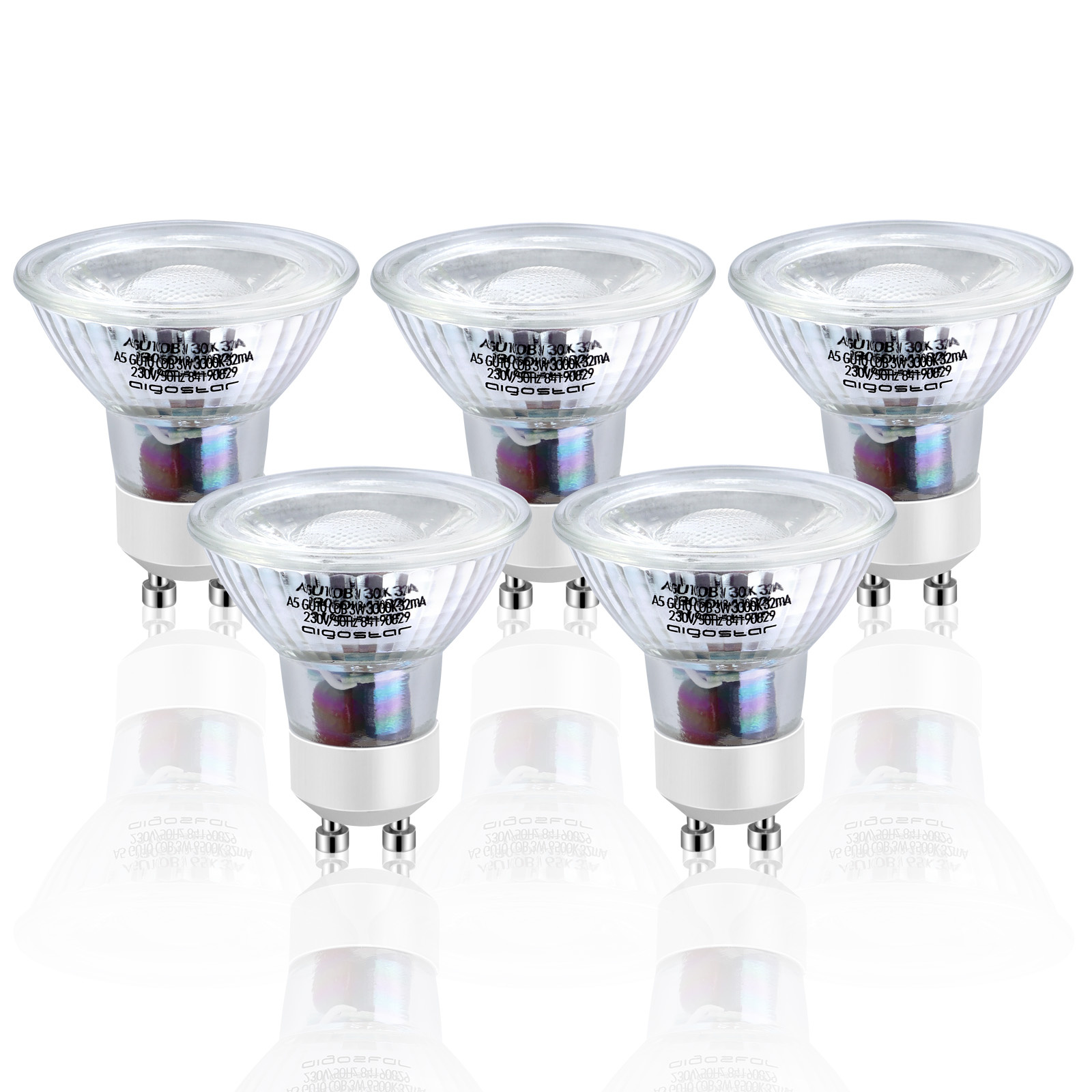 Aigostar LED GU10 COB 3W 250LM 3000K