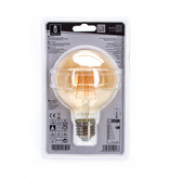 Aigostar Filament LED G80 E27 4W 2200K AMBRE(Lumière chaude) 380lm