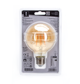 Aigostar LED Filament G80 E27 4W 2200K AMBER(Warm light) 380lm