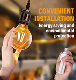 Aigostar Filament LED G80 E27 4W 2200K AMBRE(Lumière chaude) 380lm