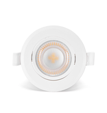 Aigostar LED Recessed Round Downlight with adjustable Angle 3000-4000-6500K (3 pieces) 5W