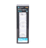 Aigostar LED Recessed Round Downlight with adjustable Angle 3000-4000-6500K (3 pieces) 5W