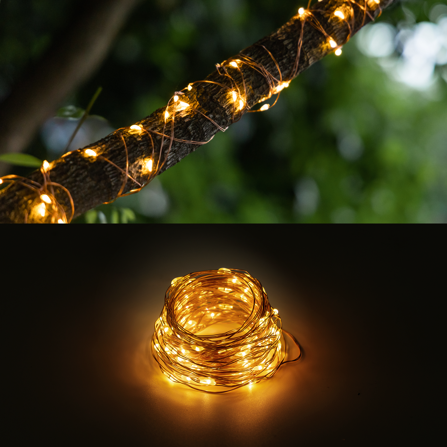 Aigostar Solar light cord 10 M 2700K IP65 (waterproof)