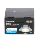 Aigostar Downlight rond encastrable LED à angle réglable 7W 3000-4000-6500K