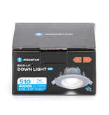 Aigostar Downlight rond encastrable LED à angle réglable 7W 3000-4000-6500K