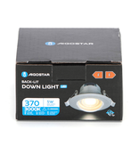 Aigostar Spot LED encastrable rond à angle réglable 5 W 3 000-4 000-6 500 K