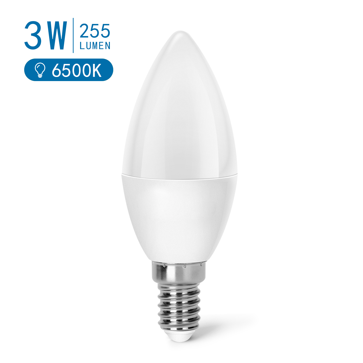 Aigostar LED A5 C35 E14 3W 6400K 225LM