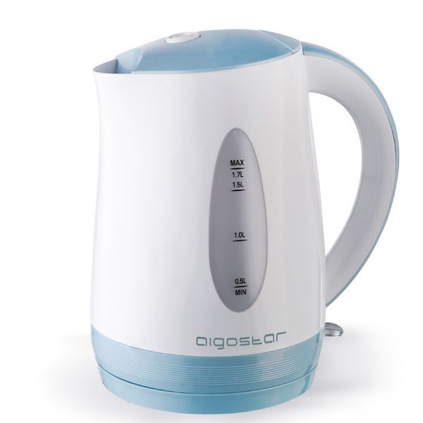 Aigostar Electric Kettle Plastic 1.7L White blue type 4