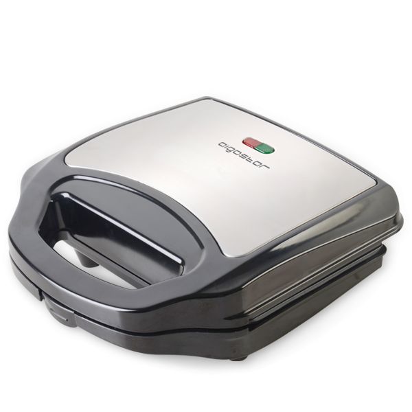 Aigostar Sandwichmaker 700W Zwart zilver