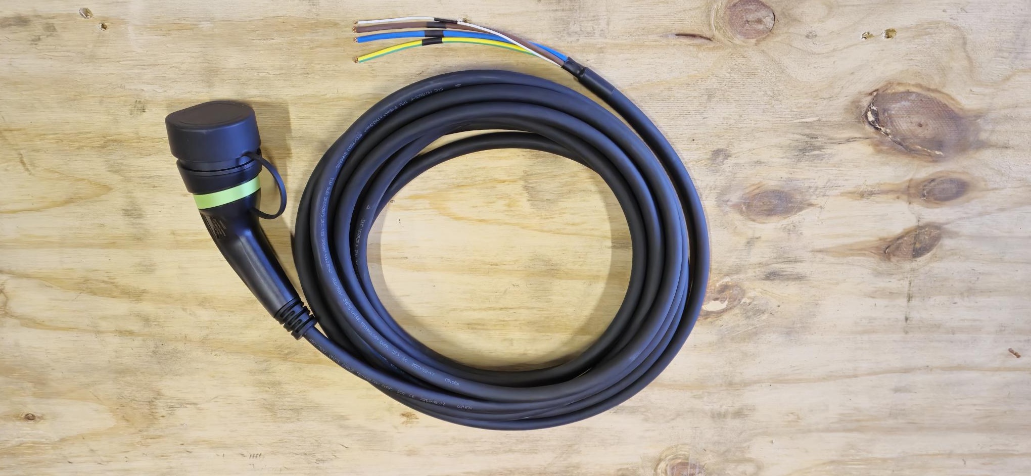 EWP Solutions Câble de charge Type 2 extrémité ouverte 32A triphasé 22Kw 10 mètres