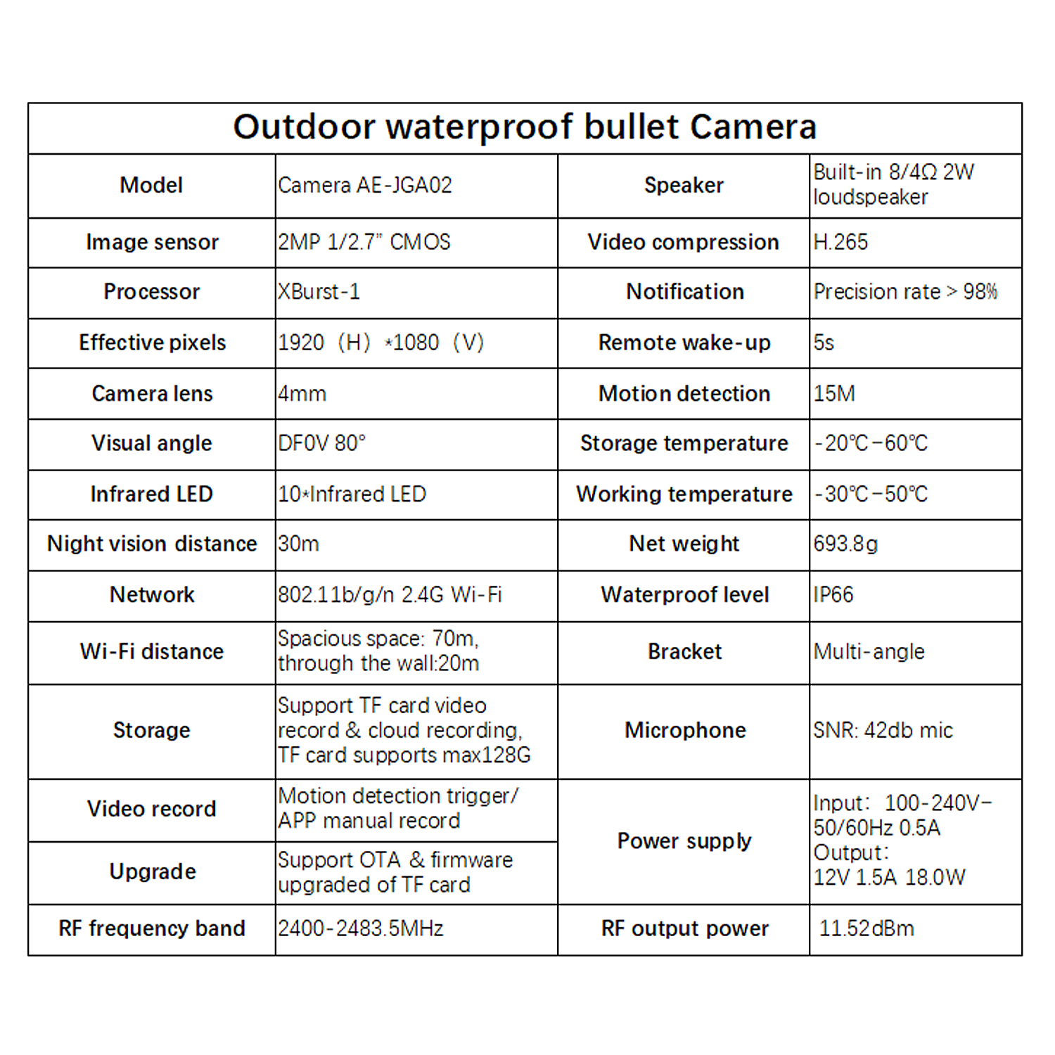 Aigostar Smart camera