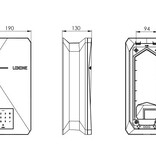 Loxone Wallbox 11kW 16A Air  5 meter laadkabel Smart Home Loxone