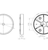 Loxone LED Ceiling Lamp RGBW Tree Anthracite Smart Home Loxone