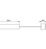 Loxone LED Pendulum Slim RGBW PWM Wit Smart Home Loxone