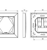 Loxone Arbre tactile blanc Smart Home Loxone