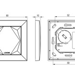 Loxone Touch Air Anthracite Maison Intelligente Loxone