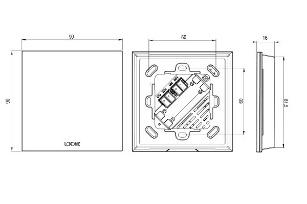 Loxone Touch Pure Tree Anthracite Smart Home Loxone