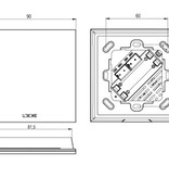 Loxone Touch Pure Air Blanc Maison Intelligente Loxone