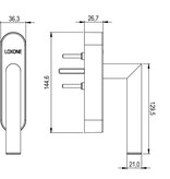 Loxone Vensterhandvat Air Smart Home Loxone