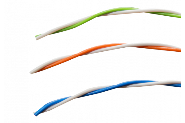 Loxone Orange/white connecting wire Smart Home Loxone