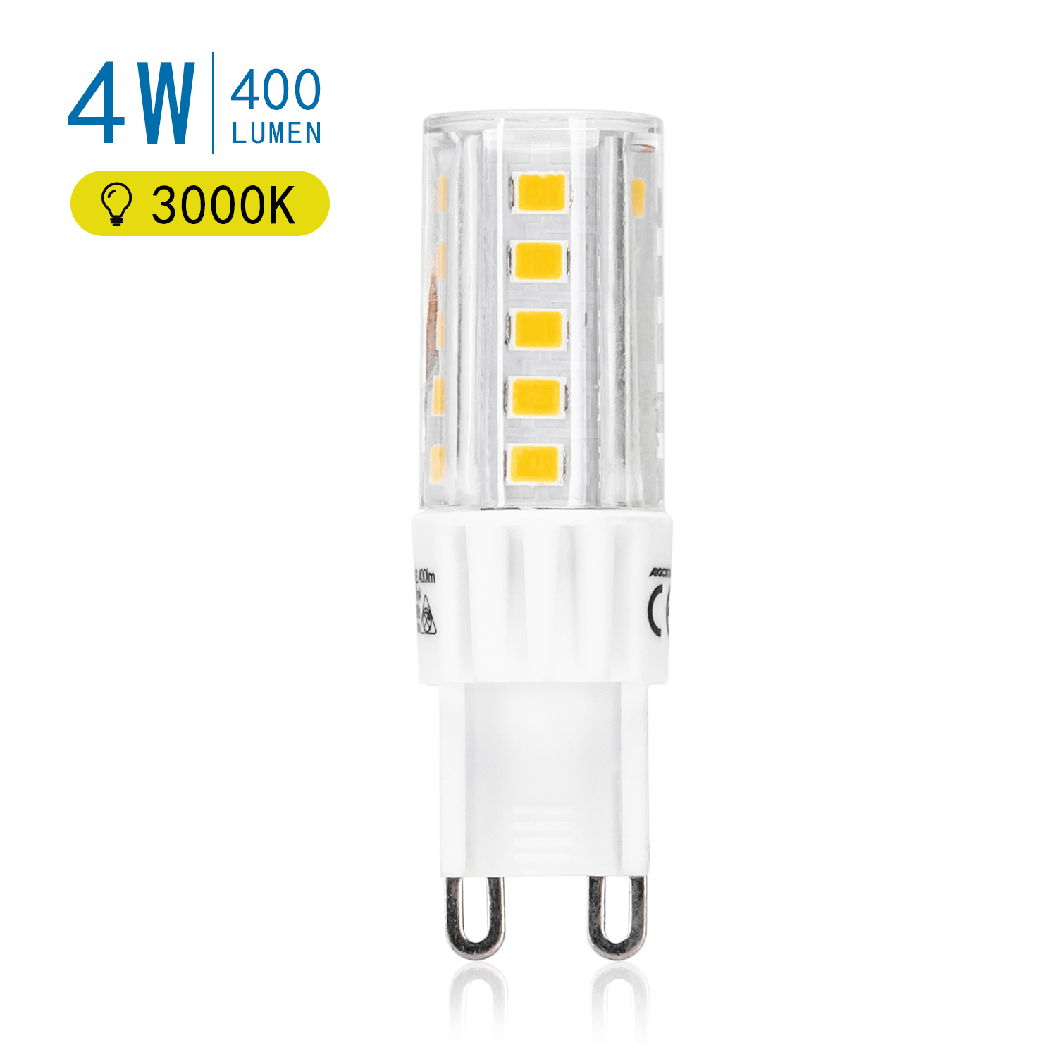 Aigostar LED G9 4W 3000K