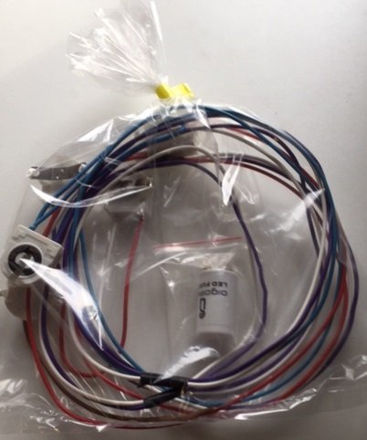 LedLightDirect Full wiring for conversion of ETAP luminaire 2x58 with reflector. Including fuse and (starter) holder.