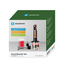 Aigostar Ensemble mélangeur à main portable