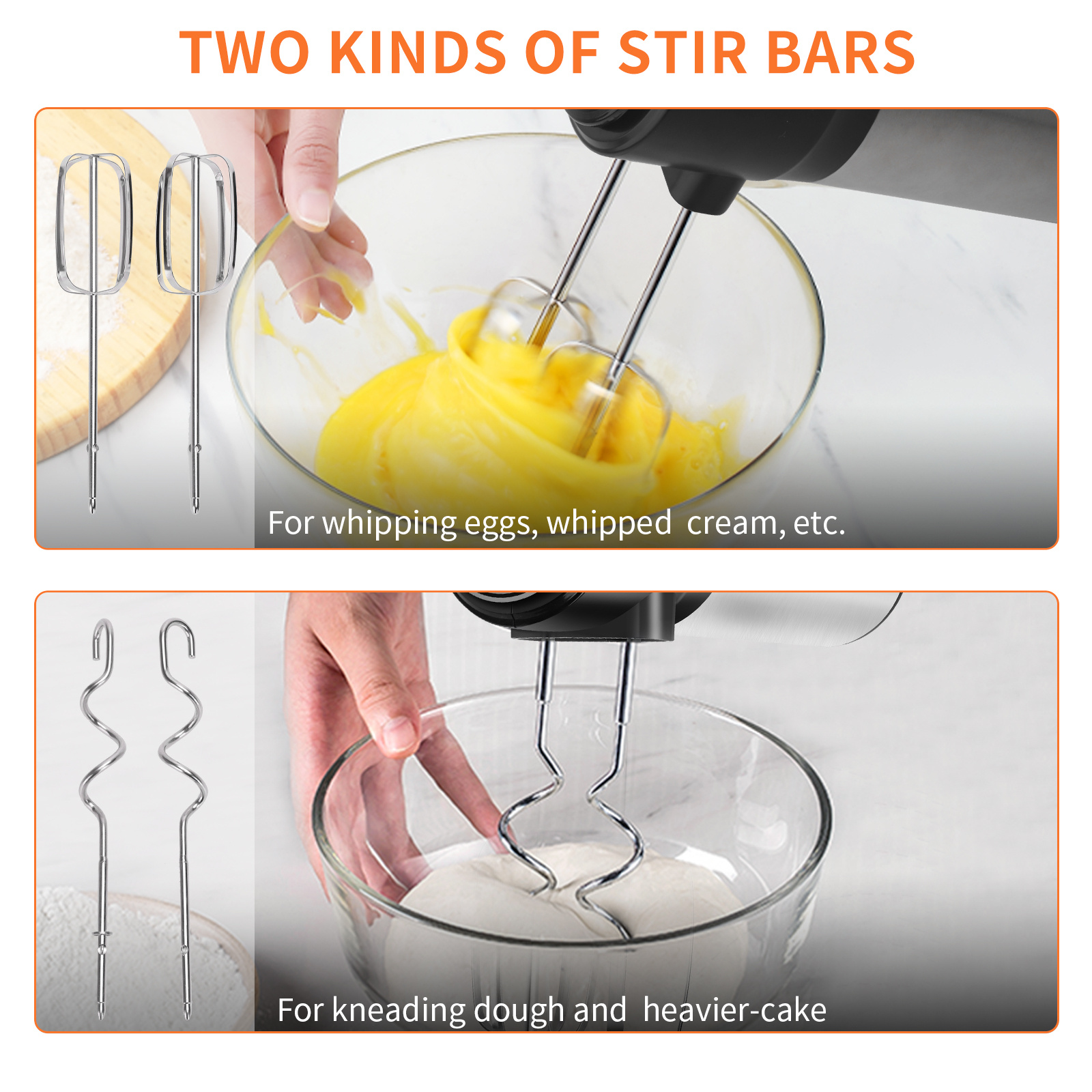 Aigostar Multifunctional mixer with 6 speed settings 300W