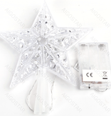Aigostar  Peak Christmas star 1Peak Christmas star 21 cm Light string with 3AA battery (cool white)