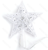 Aigostar  Peak Christmas star 1Peak Christmas star 21 cm Light string with 3AA battery (cool white)