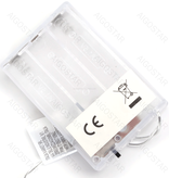 Aigostar  Peak Christmas star 1Peak Christmas star 21 cm Light string with 3AA battery (cool white)