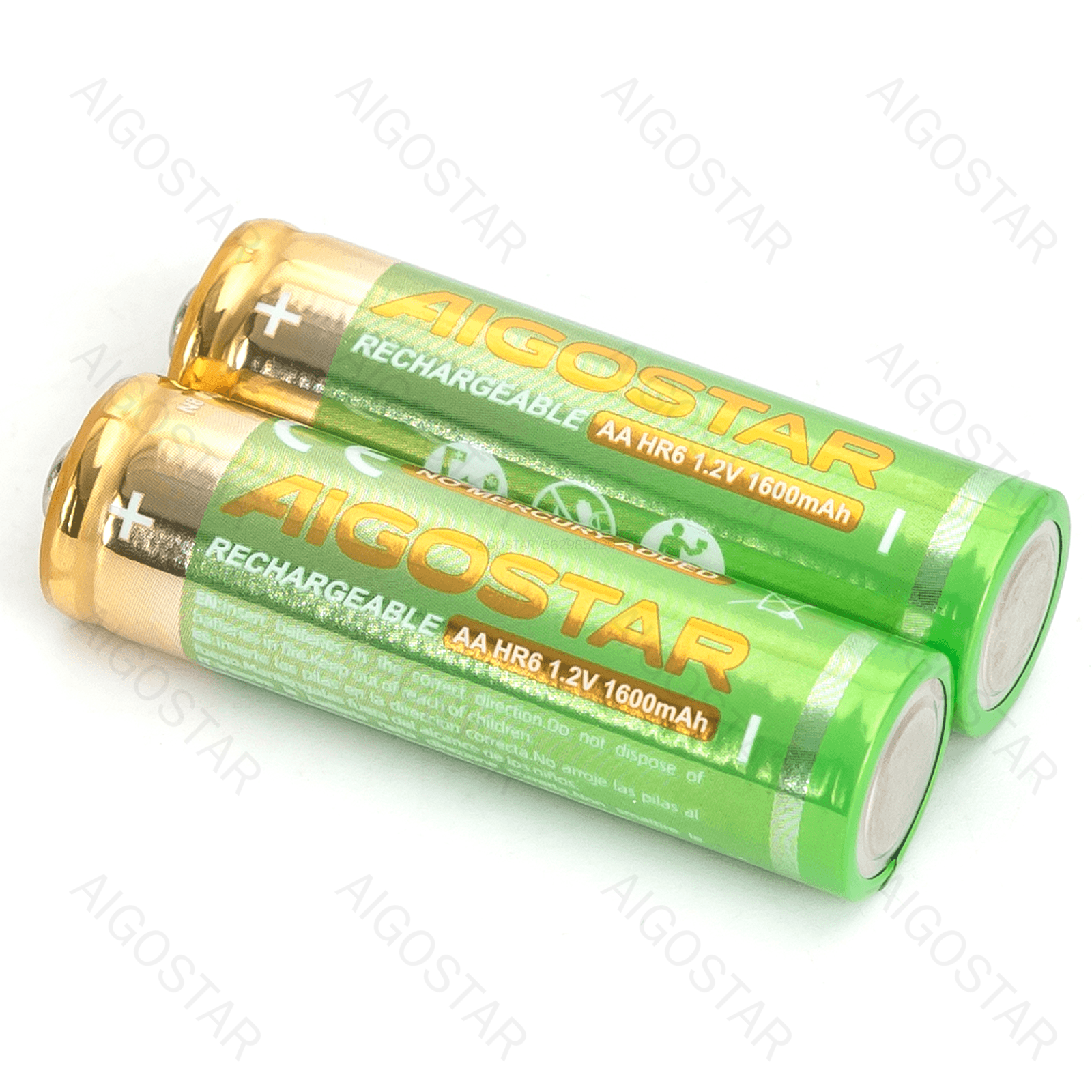 Aigostar     Oplaadbare batterij HR6 (AA) 1600mAh 1.2V 2st
